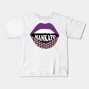 Mankato State Lips Kids T-Shirt